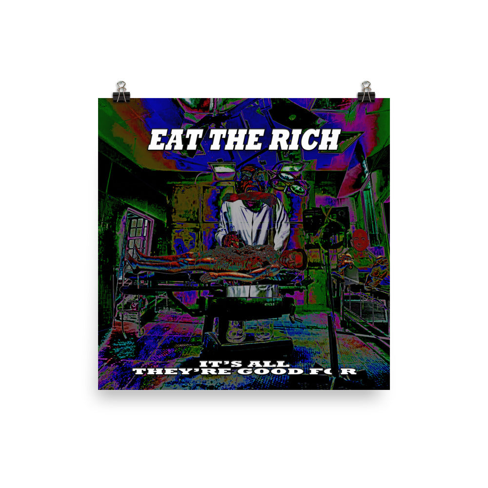 Autoposy Gremlins Eat The Rich Poster