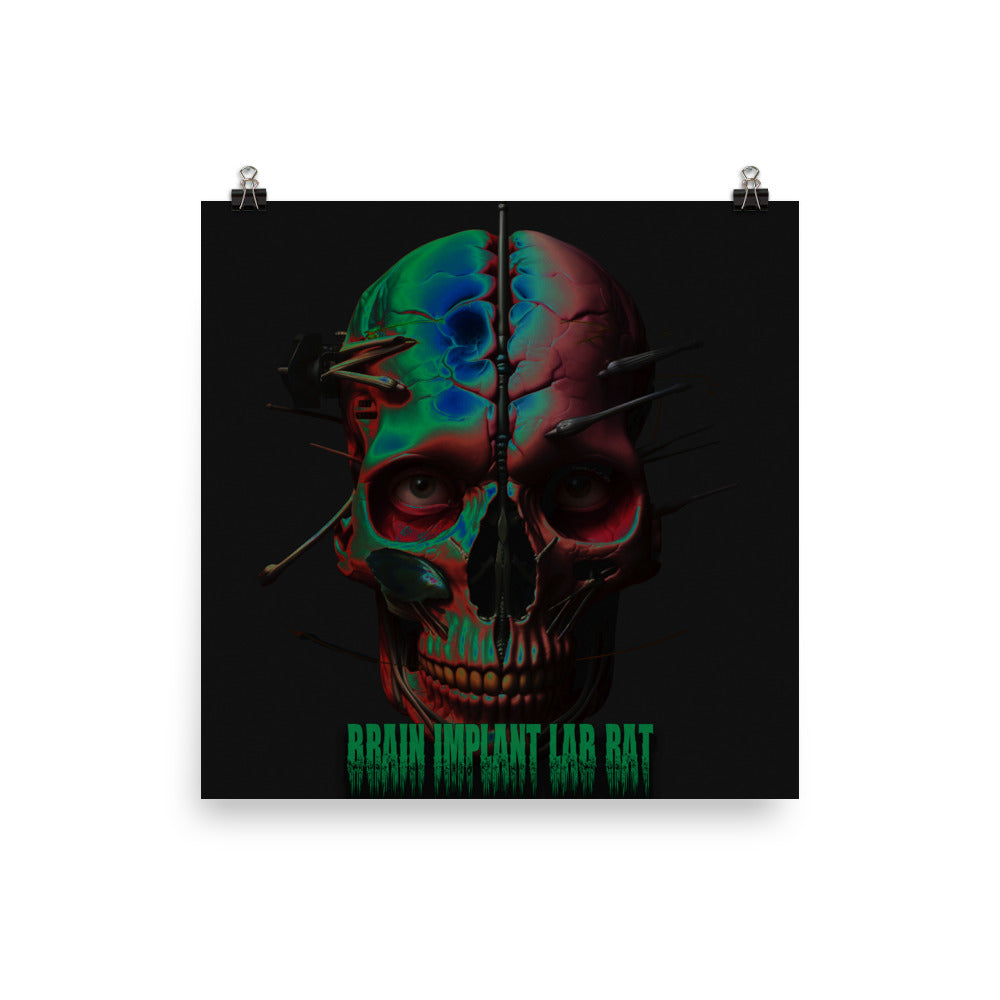 Brain Implant Lab Rat 6 Poster