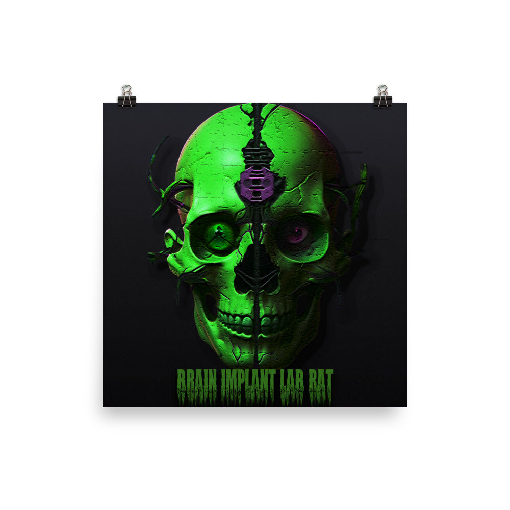 Brain Implant Lab Rat 3 Poster