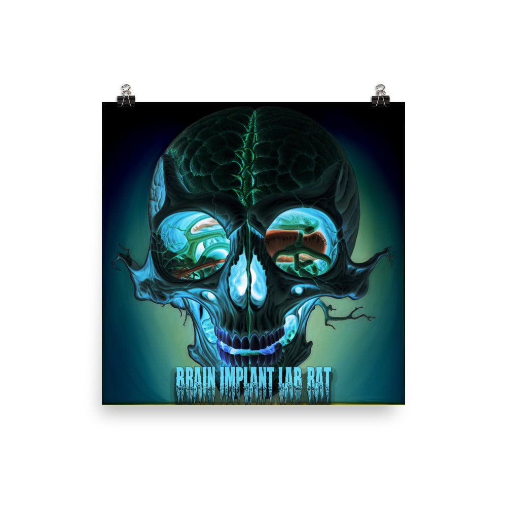 Brain Implant Lab Rat 9 Poster