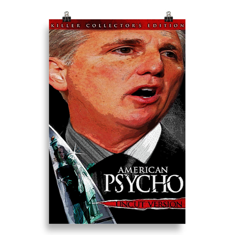 American Psycho McCarthey Poster